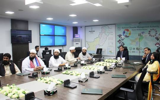 7-06-2023, Islamabad: Dawat-e-Islami Delegation Called on COS NDMA Brig Naiknam Muhammad Baig, at NDMA HQs.